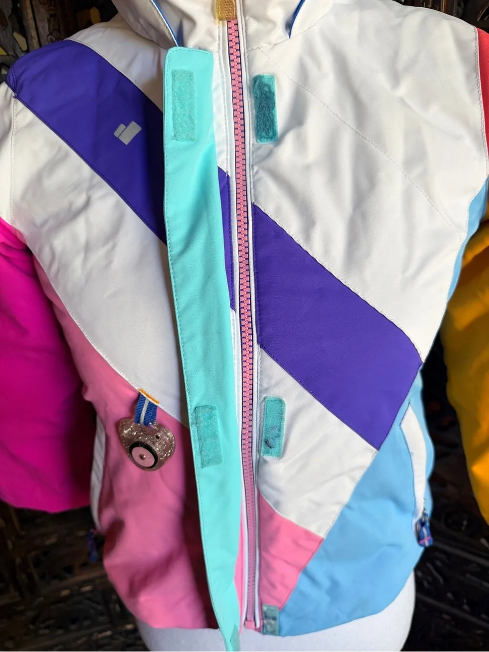 Kids Obermeyer Lissa Ski Jacket Pink, Purple, Teal, Yellow